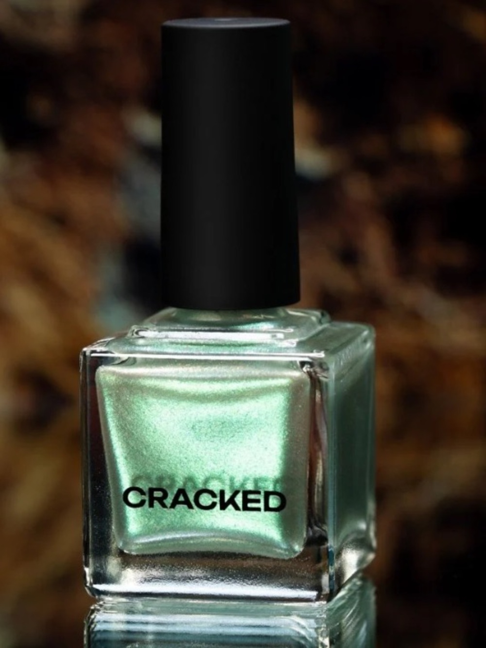 Cracked Polish Limited Edition PPU Shade “Mutk Murk” Shimmery Green Nail Polish